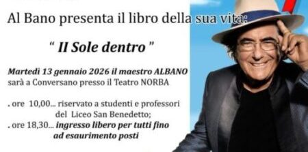 Incontro con il cantante Albano Carrisi – 13 gennaio 2026