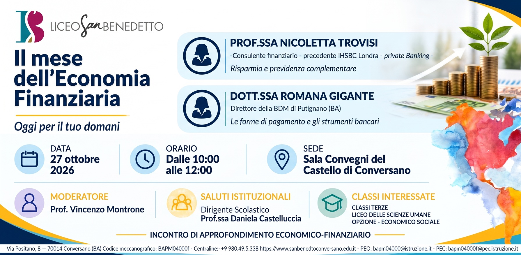 Mese dell’Educazione Finanziaria – incontro formativo 27 ottobre 2026